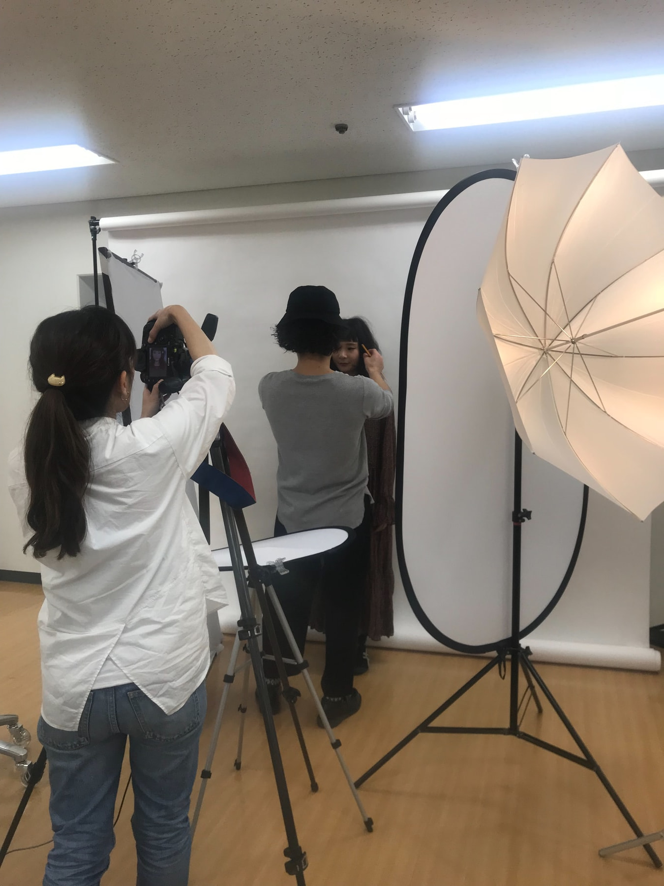 ヘアカタログ撮影